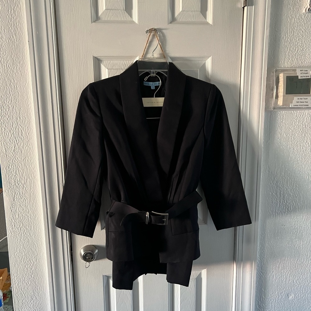 Antonio Milani blue suit